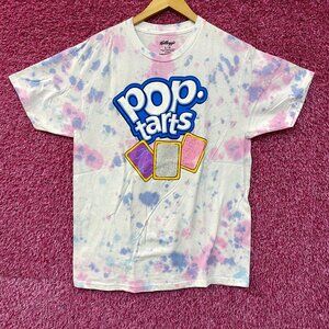 Kellogg's Pop Tarts Logo Tie Dye T-Shirt Large